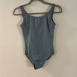 Blue ballet leotard